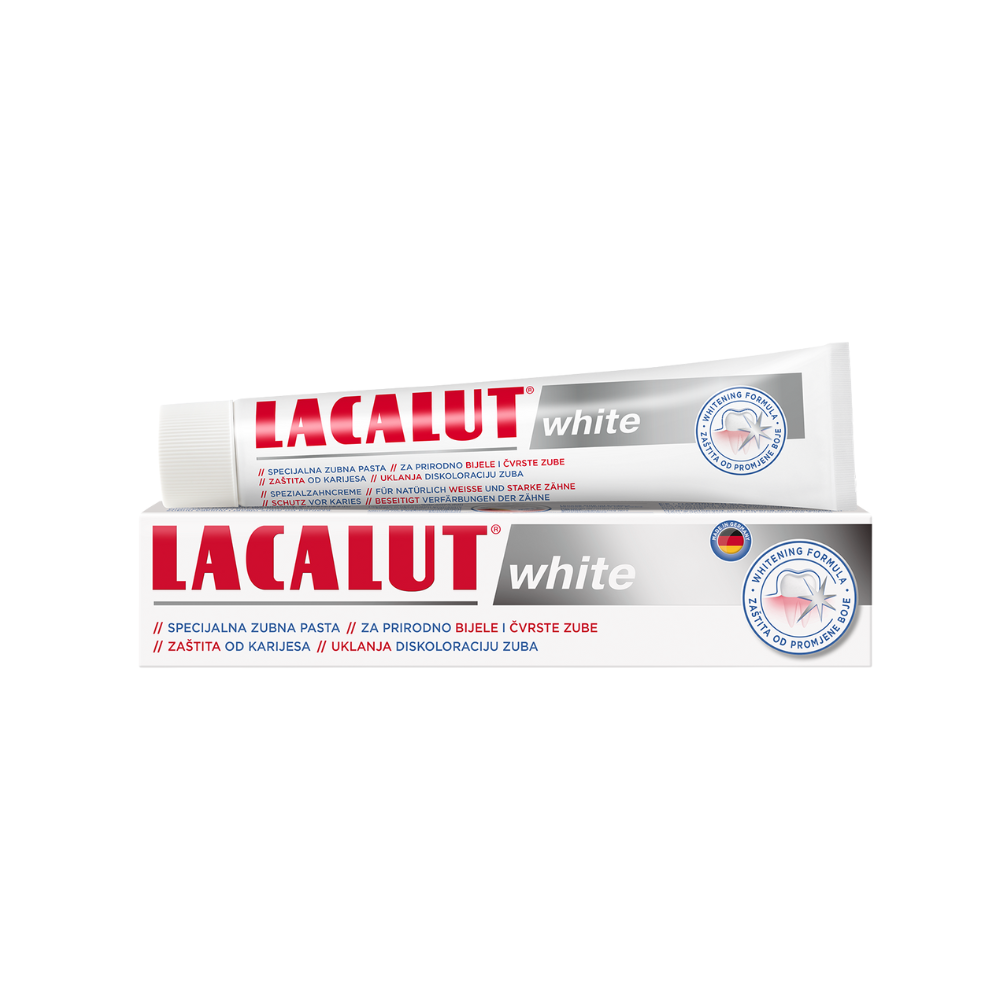Lacalut zubna pasta White, 75 ml