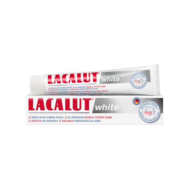 Lacalut zubna pasta White, 75 ml