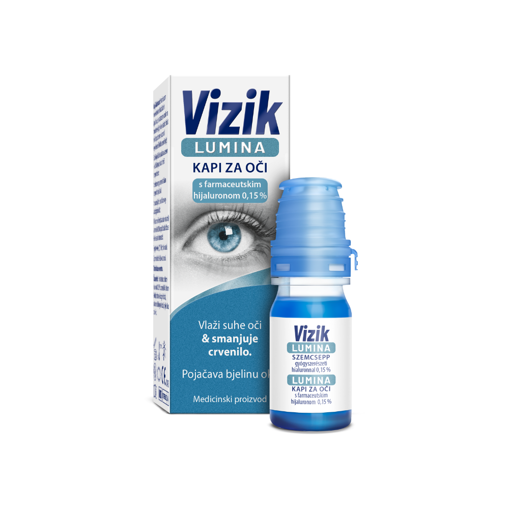 Vizik Lumina kapi za oči za vlaženje 10 ml