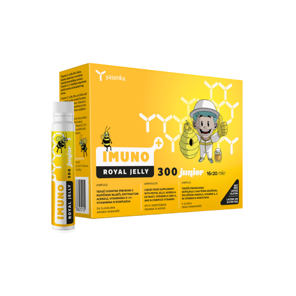 Yasenka IMUNO Royal Jelly Junior 300 16X20  ml