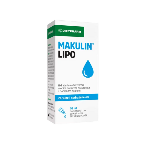 Dietpharm Makulin Lipo kapi za oči, 10 ml