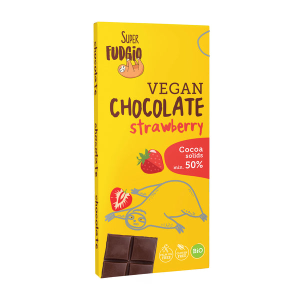 Biovega Čokolada od kokosa s jagodom 80 g
