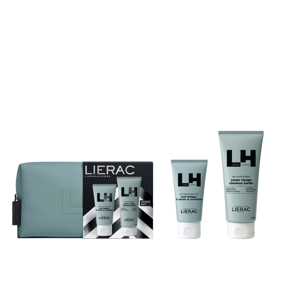 Lierac Set 2025 Men hidratantni gel za lice + gel za tuširanje