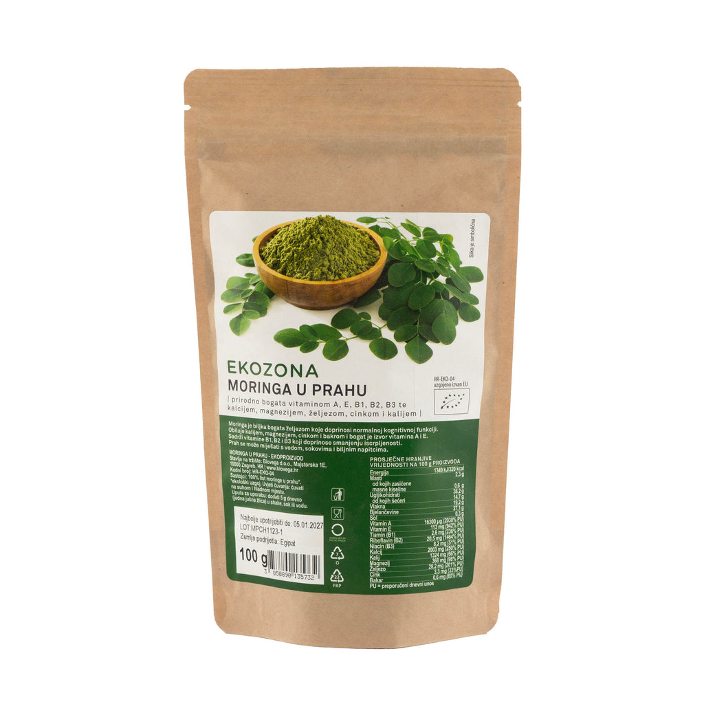 Ekozona Moringa u prahu zip 100g