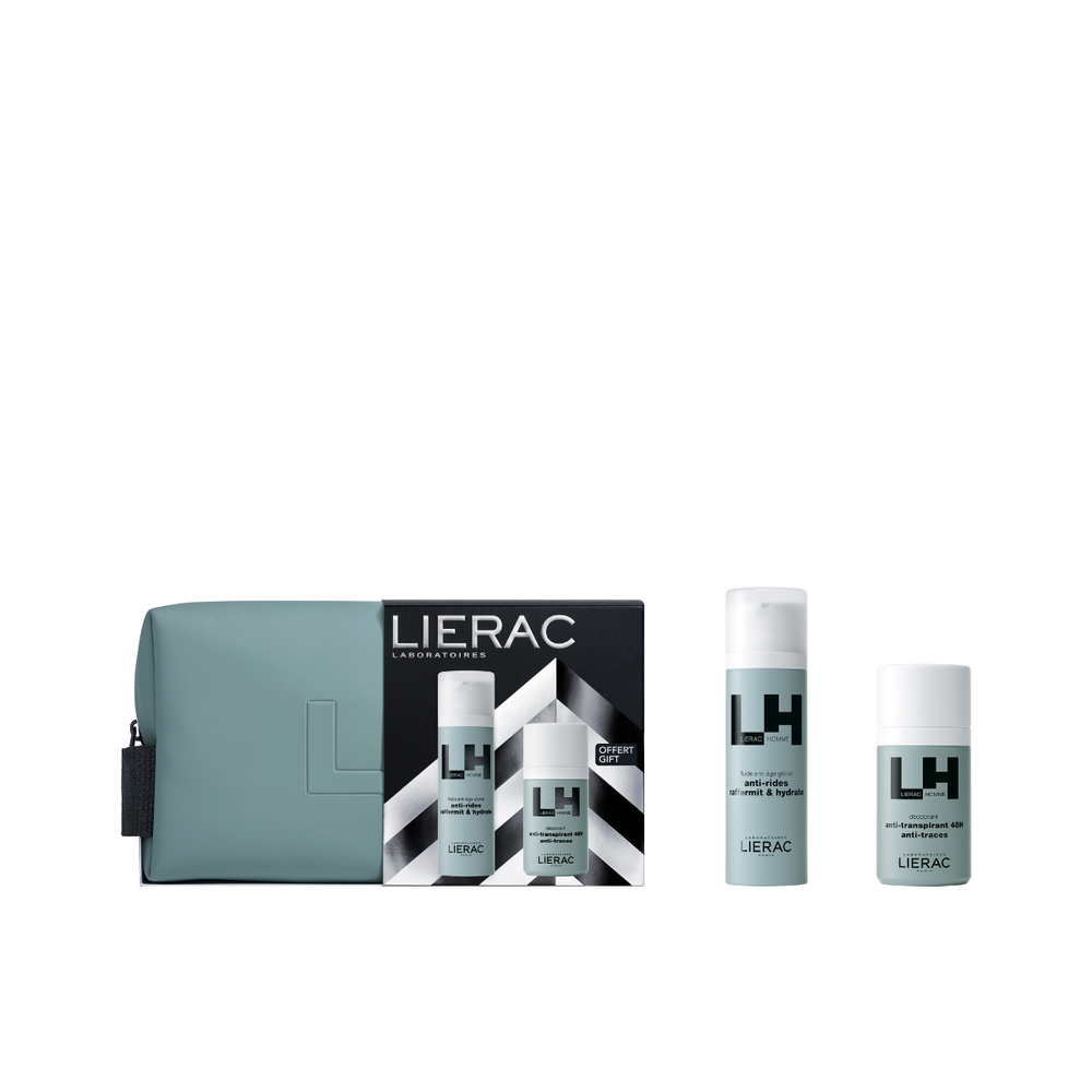 Lierac Set 2025 Men Anti age fluid + deo roll on