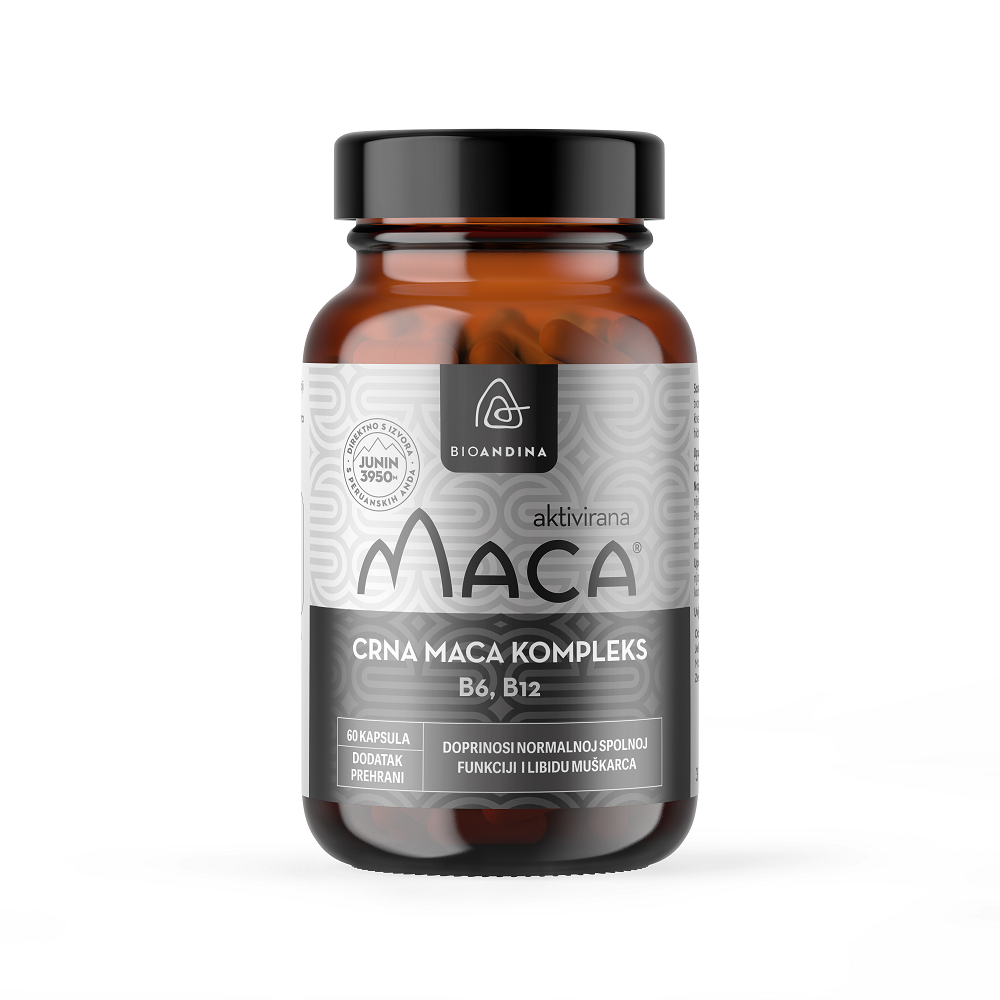 Bioandina Crna Maca kompleks kapsule, 60 kapsula