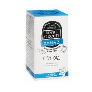 Royal Green Omega 3 riblje ulje 30 gel-kapsula, dodatak prehrani