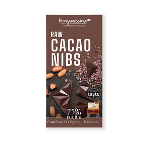 Biovega Tamna čokolada 75% raw kakao nibs 60 g