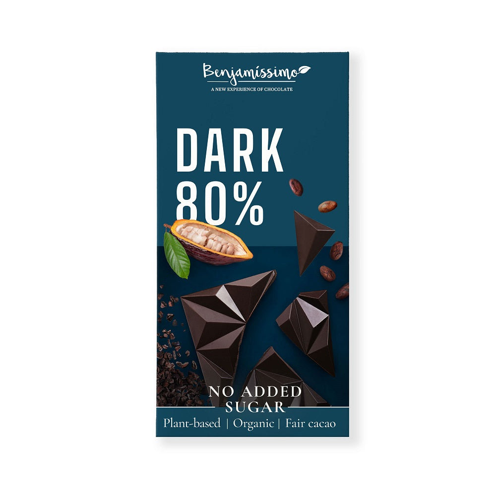 Biovega Tamna čokolada 80% sa sladilom 60 g