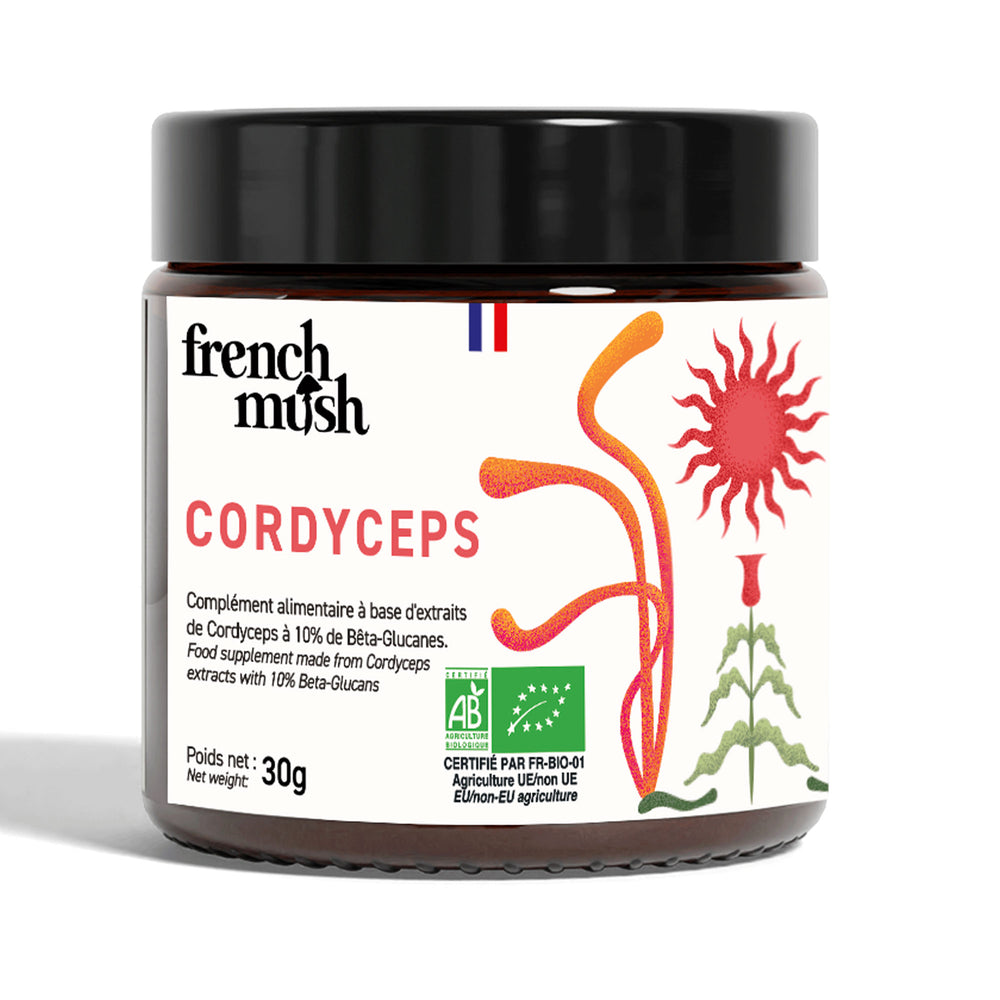 French Mush Kordiceps prah 30g, dodatak prehrani