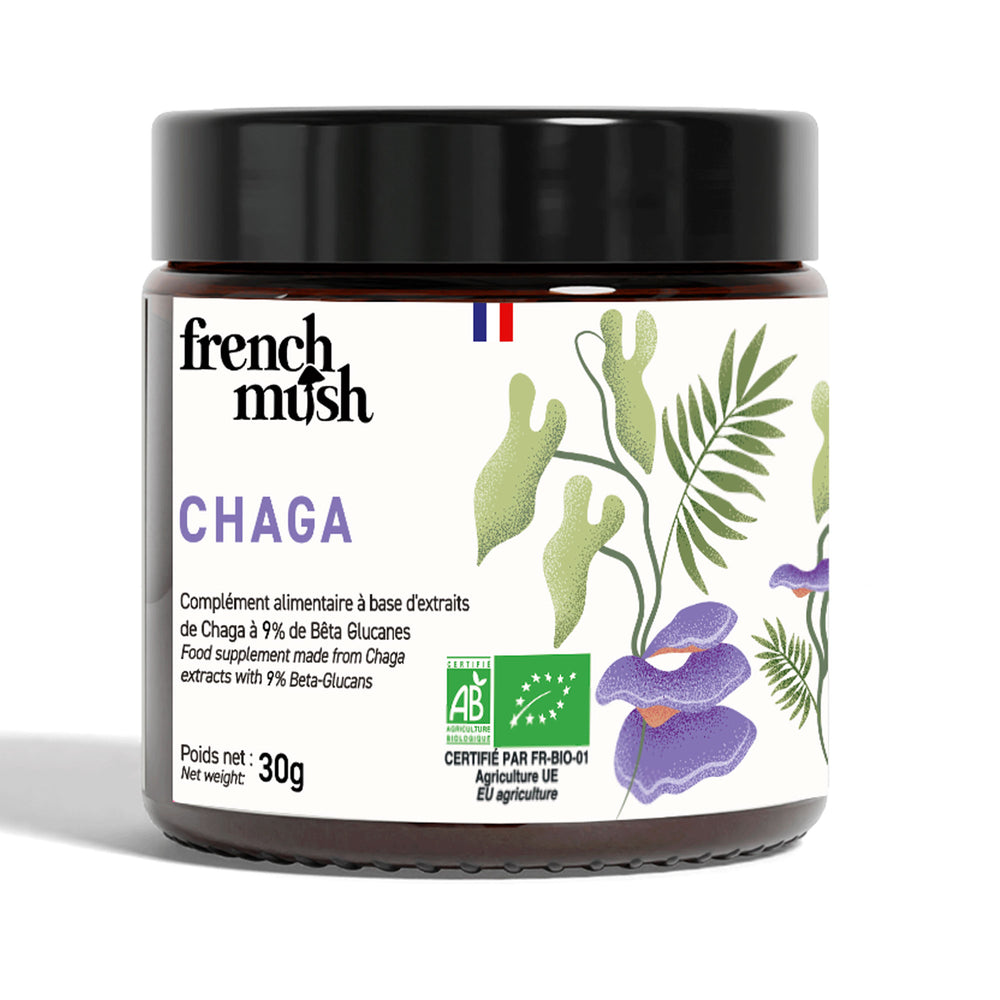 French Mush Chaga prah 30g, dodatak prehrani