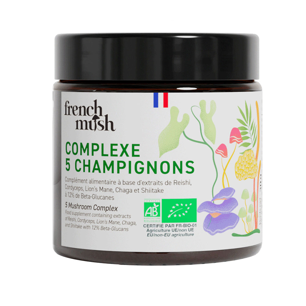 French Mush Kompleks 5 gljiva prah 30g, dodatak prehrani