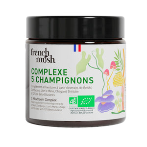 French Mush Kompleks 5 gljiva prah 30g, dodatak prehrani