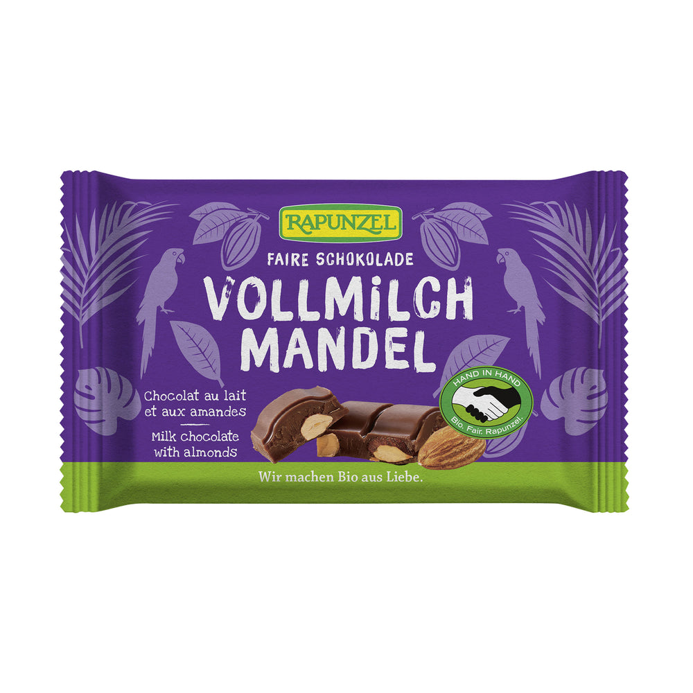 Biovega Mliječna čokolada s bademima 100 g