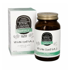 Royal Green Omega 3 Vegan riblje ulje 60 gel-kapsula, dodatak prehrani