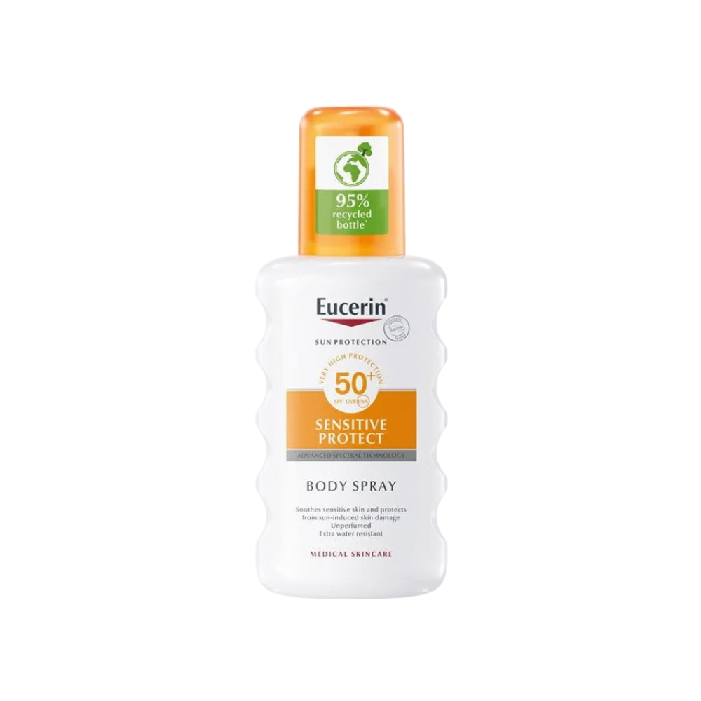 Eucerin Sensitive Protect Body sprej za zaštitu od sunca SPF 50 200ml
