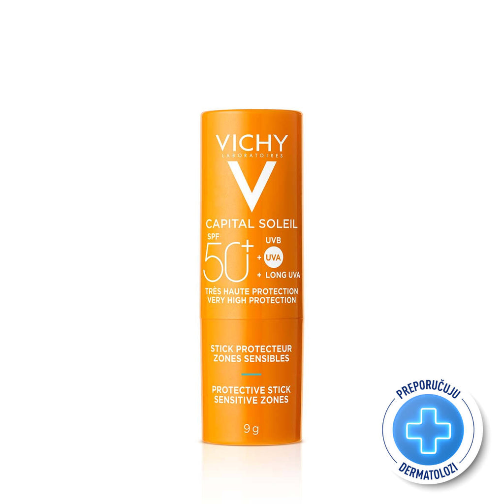 VICHY CAPITAL SOLEIL Stik za zaštitu od sunca za osjetljiva područja SPF50+ 9 g