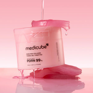 Medicube PDRN Pink Collagen Toning Gel Toner Pad 120 ml (70 blazinica)