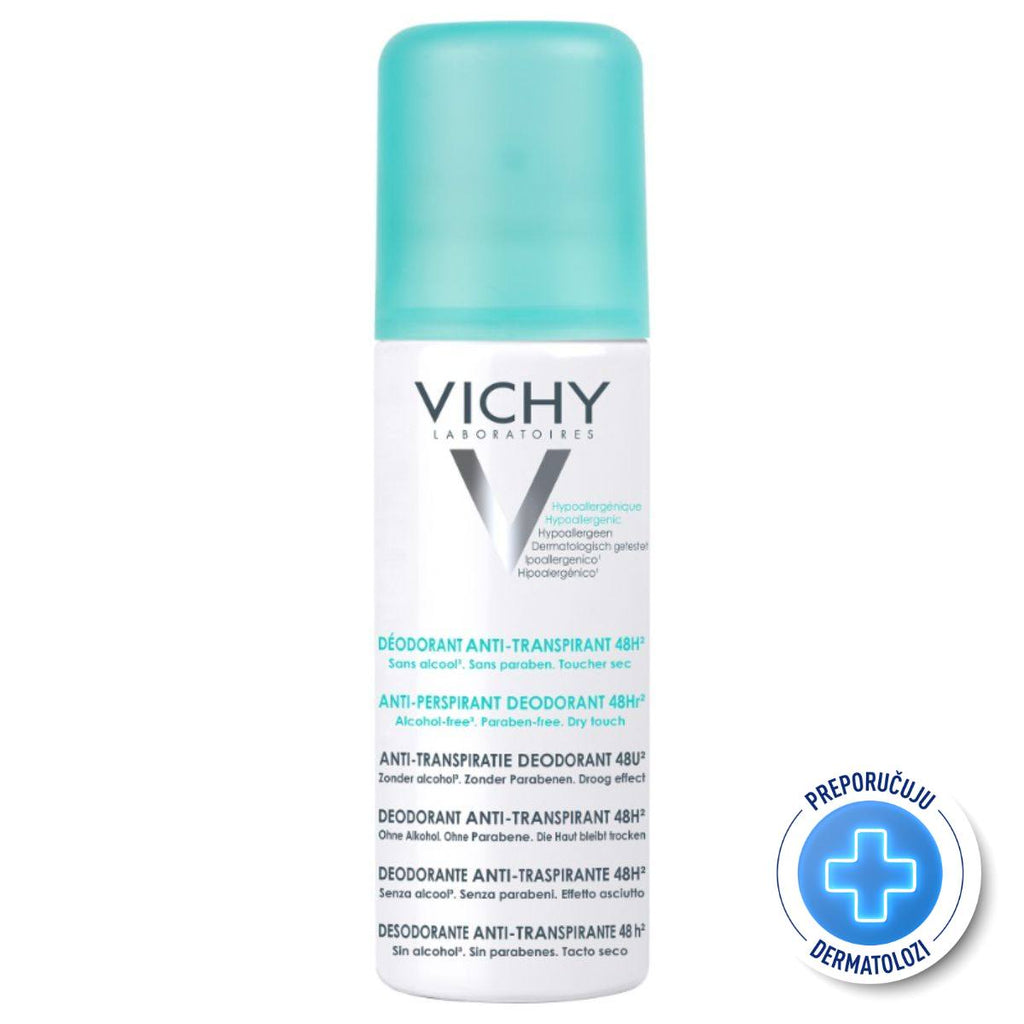 Vichy DÉODORANT Dezodorans antiperspirant sprej protiv prekomjernog znojenja do 48h 125 ml