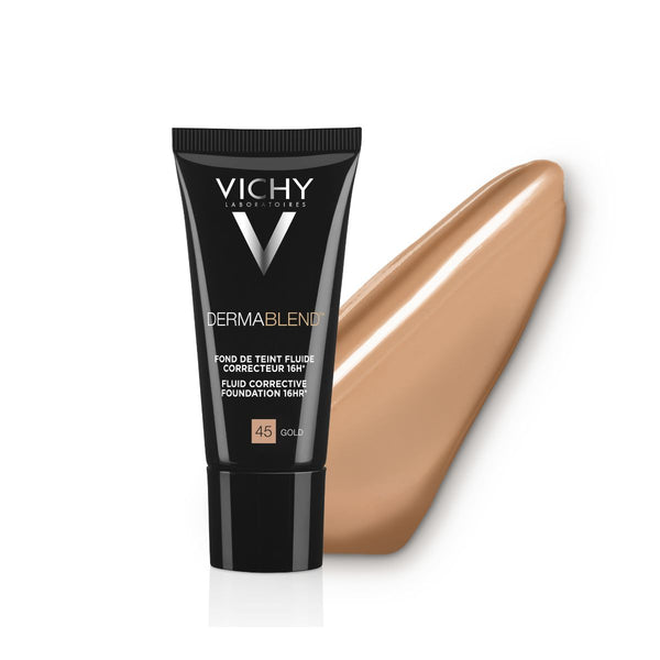 Vichy Dermablend korektivni tekući puder-nijansa 45 Gold 30 ml