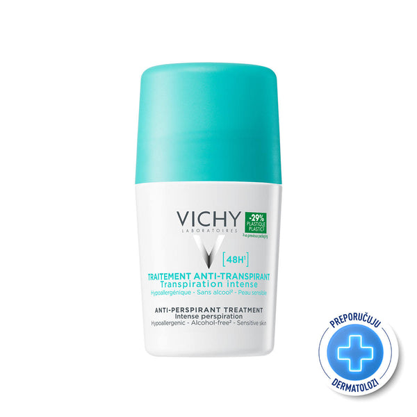 VICHY DÉODORANT Roll-on dezodorans protiv prekomjernog znojenja do 48h 50 ml