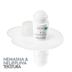 VICHY DÉODORANT Roll-on dezodorans za regulaciju znojenja do 48h za osjetljivu i depiliranu kožu 50 ml PROMO 50 ml