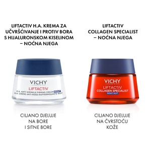 Vichy LIFTACTIV SUPREME Noćna njega protiv bora i za učvršćivanje kože 50 ml