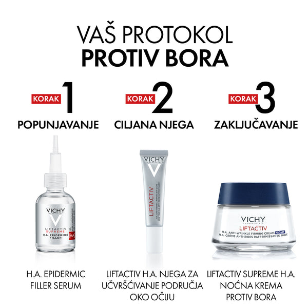 Vichy LIFTACTIV SUPREME Noćna njega protiv bora i za učvršćivanje kože 50 ml