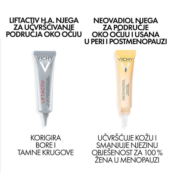 Vichy Liftactiv H.A. njega za učvršćivanje područja oko očiju 15 ml