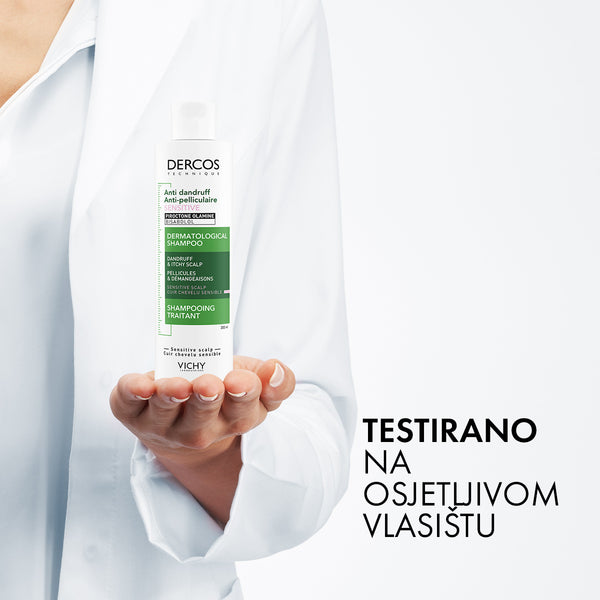 Vichy Dercos Šampon protiv prhuti za osjetljivo vlasište bez sulfata 200 ml