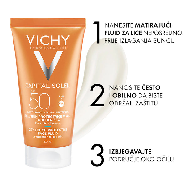 Vichy CAPITAL SOLEIL Dry touch fluid SPF50 50 ml