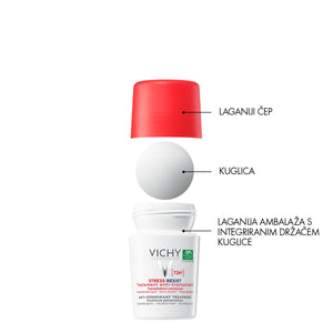 VICHY DÉODORANT Anti-stres roll-on dezodorans protiv prekomjernog znojenja do 72h 50 ml