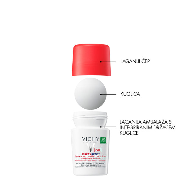 VICHY DÉODORANT Anti-stres roll-on dezodorans protiv prekomjernog znojenja do 72h 50 ml