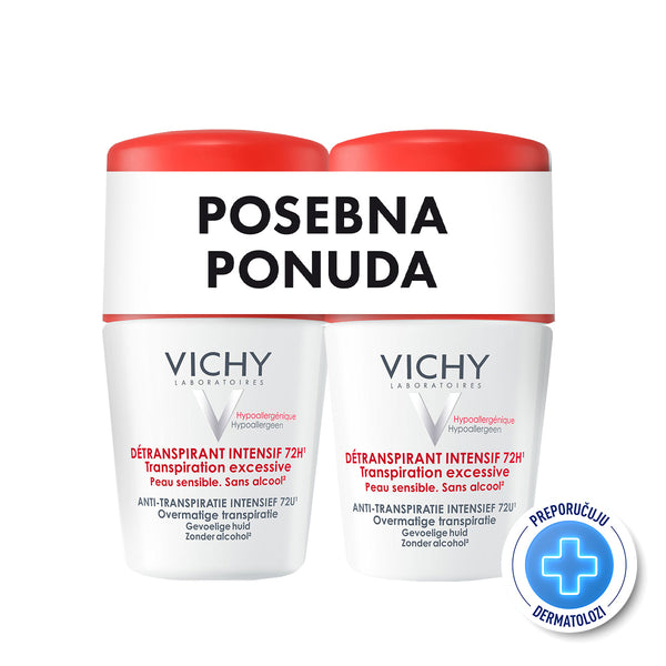 Vichy Deo Roll on stress resist za regulaciju prekomjernog znojenja 50 ml PROMO