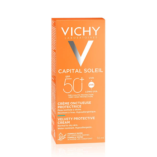 Vichy CAPITAL SOLEIL Baršunasta krema za ljepši izgled kože SPF50+ 50 ml