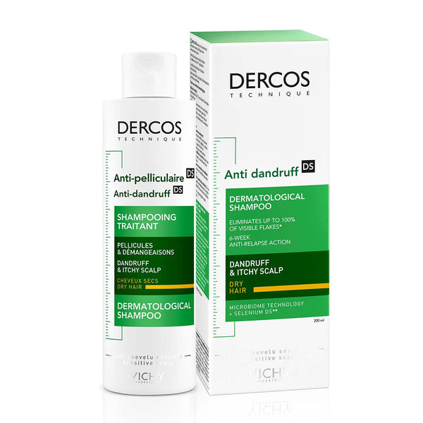 Vichy Dercos Šampon protiv prhuti za suhu kosu 200 ml