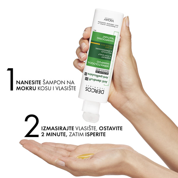 Vichy Dercos Šampon protiv prhuti za suhu kosu 200 ml