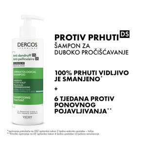 Vichy Dercos šampon protiv prhuti za normalnu ili masnu kosu 390 ml