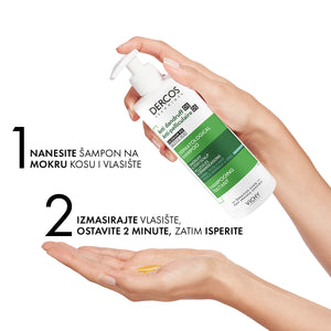 Vichy Dercos šampon protiv prhuti za normalnu ili masnu kosu 390 ml