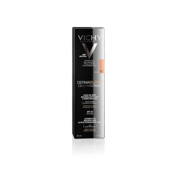 Vichy Dermablend 3D korektivni puder-nijansa 45 Gold 30 ml