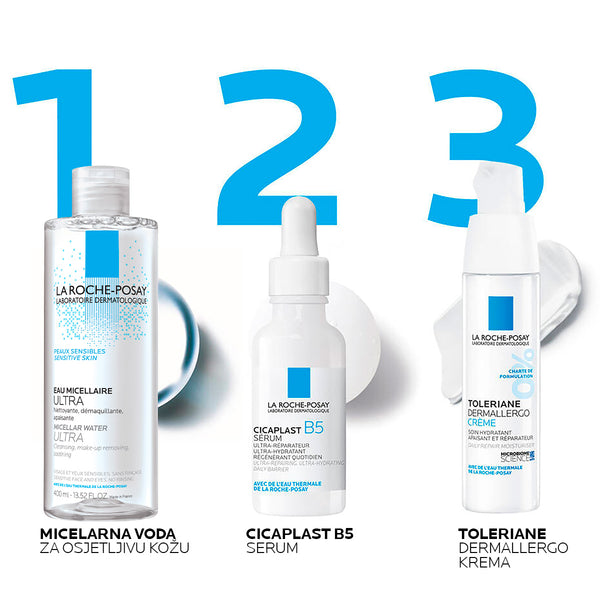 La Roche-Posay Toleriane Micelarna voda za osjetljivu kožu 400 ml
