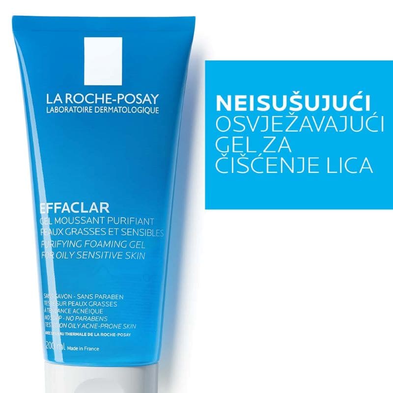 La Roche-Posay Effaclar gel za čišćenje lica 200 ml