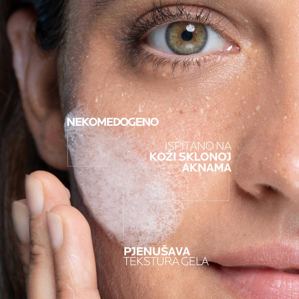 La Roche-Posay EFFACLAR Pjenušavi gel za čišćenje masne, osjetljive kože sklone aknama REFILL 400 ml