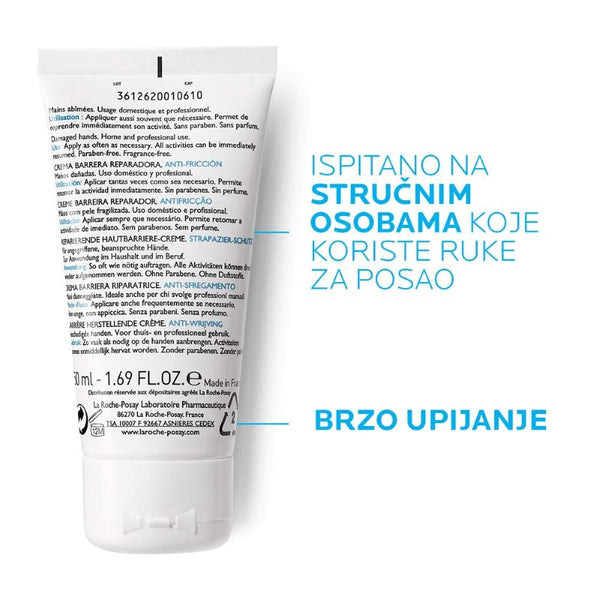 La Roche-Posay Cicaplast krema za ruke 50 ml