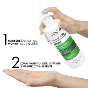Vichy Dercos šampon protiv prhuti za suhu kosu 390 ml