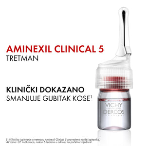 Vichy Dercos AMINEXIL CLINICAL 5-muškarci 21 ampula