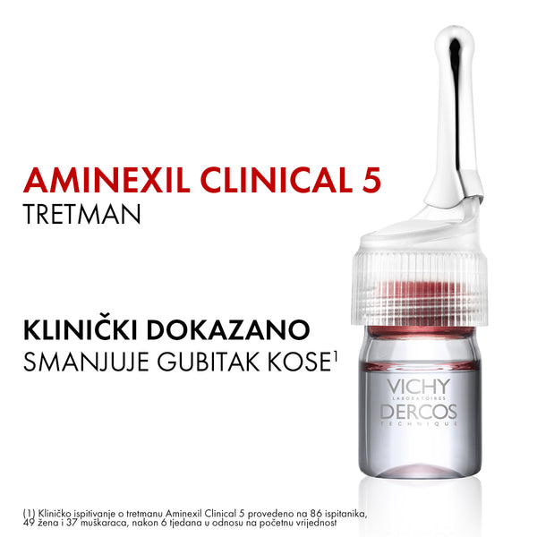 Vichy Dercos AMINEXIL CLINICAL 5-muškarci 21 ampula