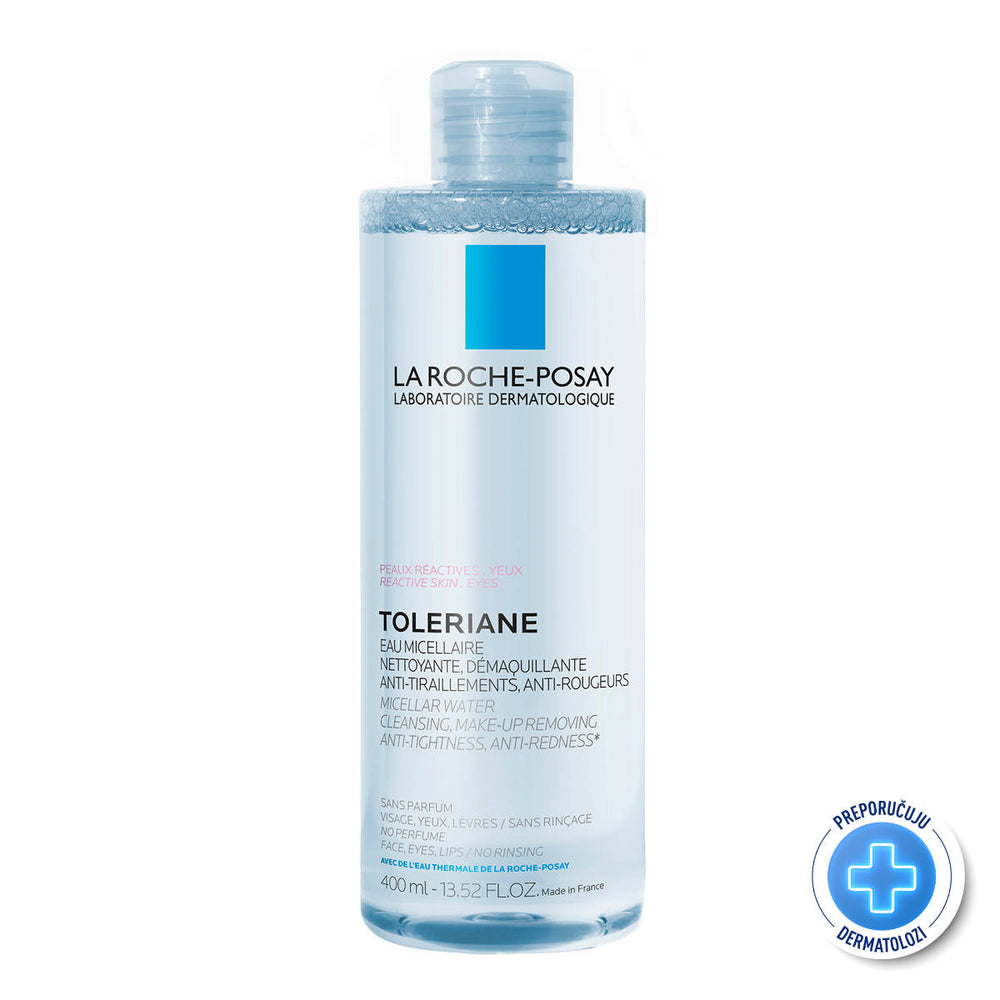 La Roche-Posay Toleriane Micelarna voda za reaktivnu kožu 400 ml