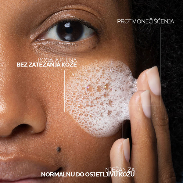 La Roche-Posay Toleriane pjenušavi gel za pranje lica 400 ml