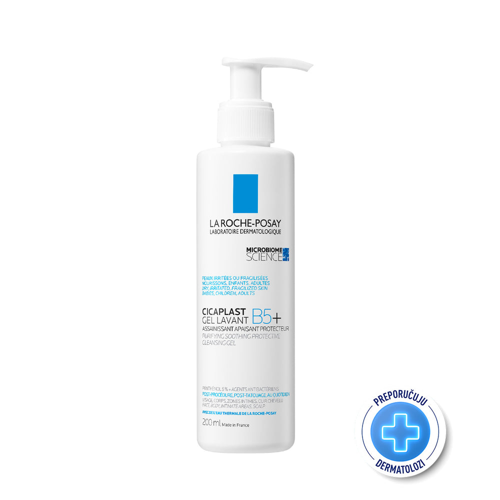 La Roche-Posay Cicaplast Gel Lavant B5+ umirujući i zaštitni gel za svakodnevno pranje 200 ml